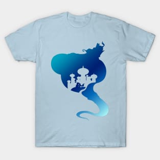 Aladdin Silhouette Blue T-Shirt